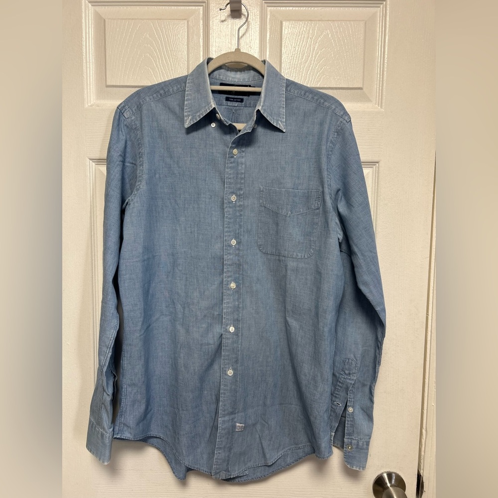 Ralph Lauren Long Sleeve Cotton Button Down Shirt Size 15-34